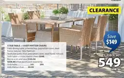 JYSK STRIB TABLE + 4 AIDT/HATTEN CHAIRS offer