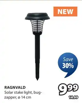 JYSK RAGNVALD Solar stake light offer