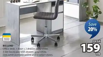 JYSK BILLUND Office desk offer