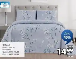 JYSK ONSALA Duvet cover set, microfibre Queen offer