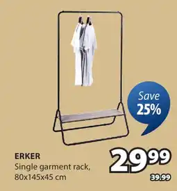 JYSK ERKER Single garment rack offer