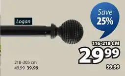 JYSK Logan Curtain Rods offer