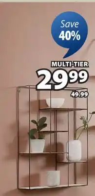 JYSK HEJLSMINDE MULTI-TIER WALL SHELF offer