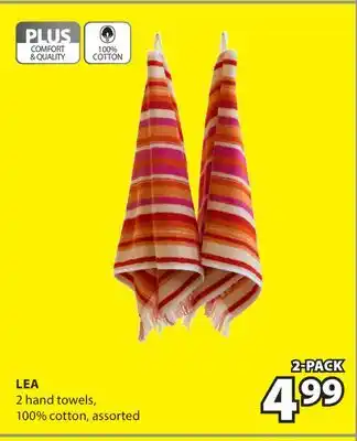 JYSK Lea 2 hand towels offer