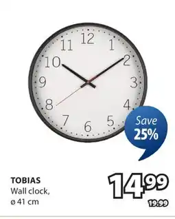 JYSK TOBIAS Wall clock offer