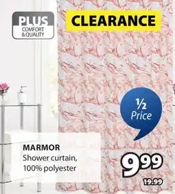 JYSK MARMOR Shower curtain 100% polyester offer