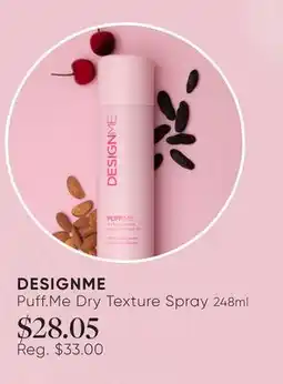 Chatters Salon DESIGNME Puff. Me Dry Texture Spray offer