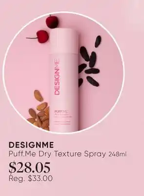Chatters Salon DESIGNME Puff. Me Dry Texture Spray offer