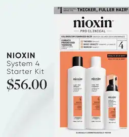 Chatters Salon NIOXIN System 4 Starter Kit offer