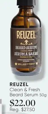 Chatters Salon REUZEL Clean & Fresh Beard Serum offer