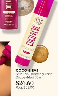 Chatters Salon COCO & EVE Self Tan Bronzing Face Drops-Med offer