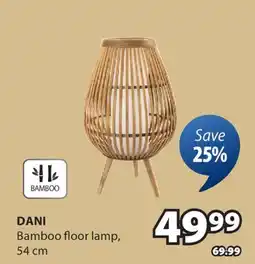 JYSK DANI Bamboo floor lamp offer