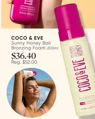 Chatters Salon COCO & EVE Sunny Honey Bali Bronzing Foam offer