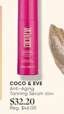 Chatters Salon COCO & EVE Anti-Aging Tanning Serum offer