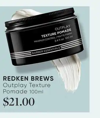 Chatters Salon REDKEN BREWS Outplay Texture Pomade offer