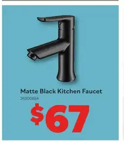 Matériaux Pont Masson Matte Black Kitchen Faucet offer