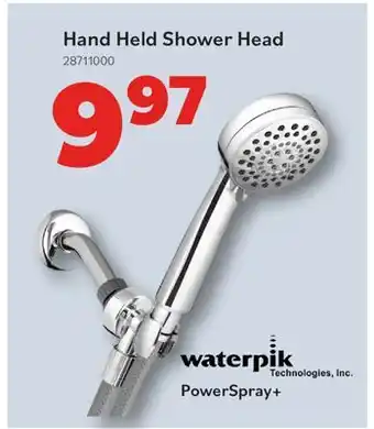 Matériaux Pont Masson PowerSpray+ Hand Held Shower Head offer