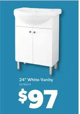 Matériaux Pont Masson 24 White Vanity offer