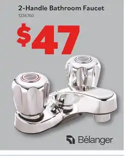 Matériaux Pont Masson 2-Handle Bathroom Faucet - Chrome offer