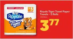 Matériaux Pont Masson Royale Tiger Towel Paper Towels 3 Rolls offer