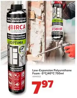 Matériaux Pont Masson BIRCA Low-Expansion Polyurethane Foam-5°C/40°C offer