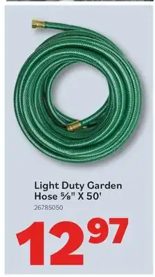 Matériaux Pont Masson Light Duty Garden Hose 5/8 X 50' offer