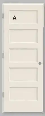 Matériaux Pont Masson Prehung Door Conmore 30 With Frame 4-9/16 Left offer