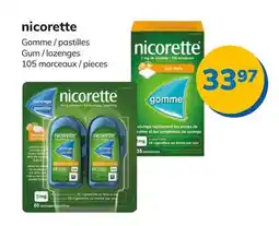 Accès pharma Nicorette Gum / lozenges offer