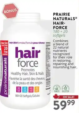 Ki Nature & Santé PRAIRIE NATURALS HAIR- FORCE offer