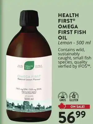 Ki Nature & Santé HEALTH FIRST OMEGA FIRST FISH OIL offer