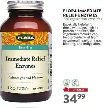 Ki Nature & Santé Flora Immediate Relief Enzymes offer