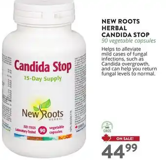 Ki Nature & Santé NEW ROOTS HERBAL CANDIDA STOP offer