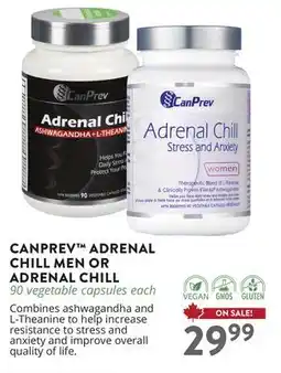 Ki Nature & Santé CANPREV ADRENAL CHILL MEN OR ADRENAL CHILL offer