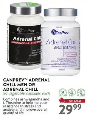 Ki Nature & Santé CANPREV ADRENAL CHILL MEN OR ADRENAL CHILL offer