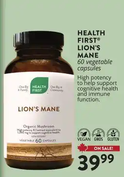 Ki Nature & Santé HEALTH FIRST LION'S MANE offer