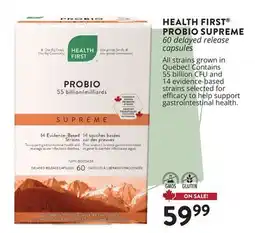 Ki Nature & Santé HEALTH FIRST PROBIO SUPREME offer