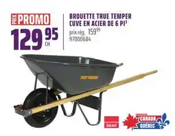 Gagnon - La Grande Quincaillerie BROUETTE TRUE TEMPER CUVE EN ACIER DE 6 PI³ offer