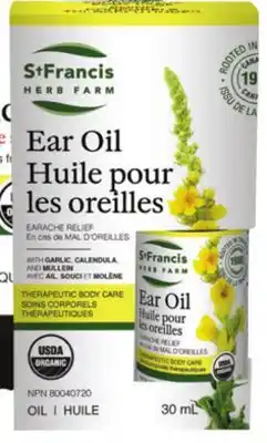 Ki Nature & Santé ST. FRANCIS HERB FARM Ear Oil 30 mL offer