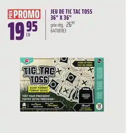 Gagnon - La Grande Quincaillerie JEU DE TIC TAC TOSS 36 X 36 offer
