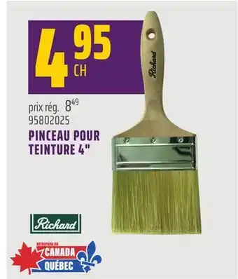 Gagnon - La Grande Quincaillerie PINCEAU POUR TEINTURE 4 RICHARD offer