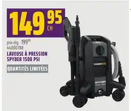 Gagnon - La Grande Quincaillerie LAVEUSE À PRESSION SPYDER 1500 PSI POWERPLAY offer