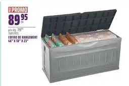 Gagnon - La Grande Quincaillerie COFFRE DE RANGEMENT 46 X 18 X 23 offer