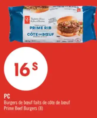 Pharmaprix PC Prime Beef Burgers (8) offer