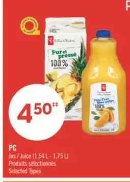 Pharmaprix PC Juice offer