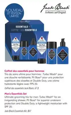 Pharmaprix Jack Black Essentials Kit offer