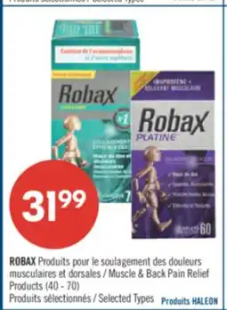 Pharmaprix ROBAX Muscle & Back Pain Relief Products (40-70) offer