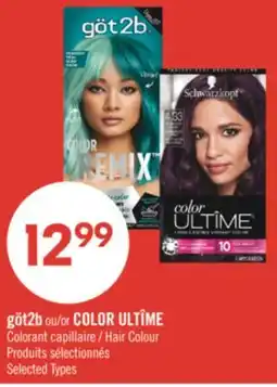 Pharmaprix göt2b or COLOR ULTÎME Hair Colour offer