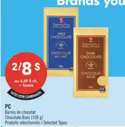Pharmaprix PC Chocolate Bars offer