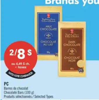 Pharmaprix PC Chocolate Bars offer
