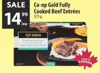 Co-op Co-op gold fully cooked beef entrées offer
